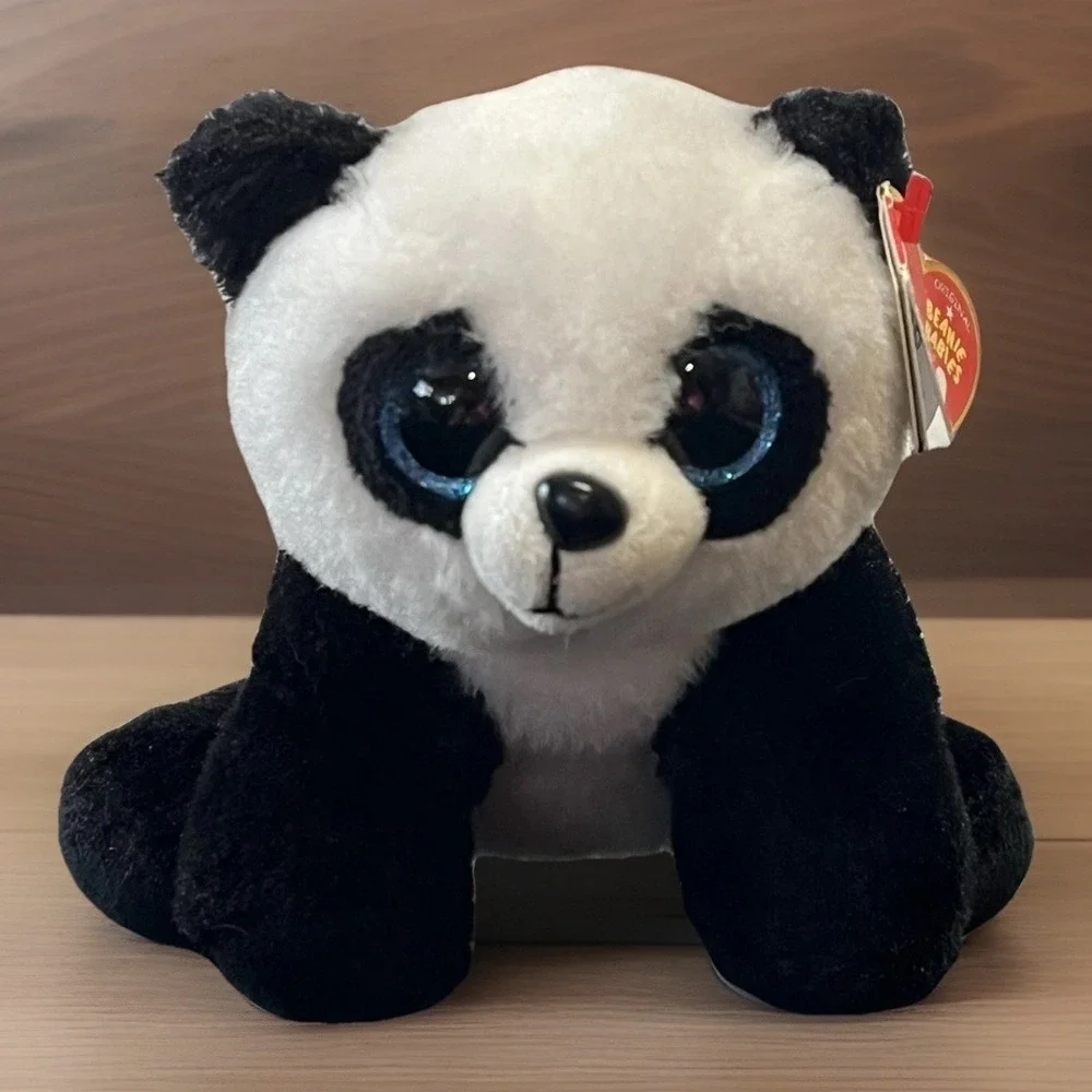 Ty BABOO Panda Bear Plush VelveTy Stuffed Animal Toy 2021 So Soft